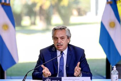 El presidente Alberto Fernández