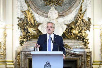 El presidente Alberto Fernández