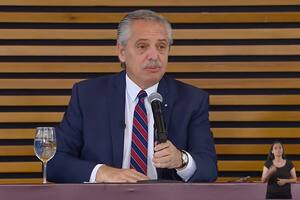 El presidente Alberto Fernández