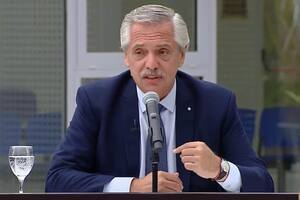 El presidente Alberto Fernández