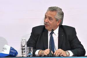 El presidente Alberto Fernández en Ushuaia