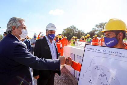 El presidente Alberto Fernández en Santiago del Estero