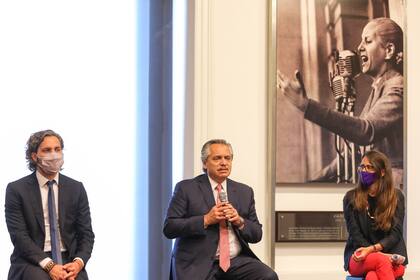 El Presidente compartió actos durante la semana en Casa Rosada con algunos de sus ministros
