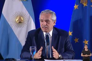 Alberto Fernández: “Tenemos que ponernos muy duros con los violentos”