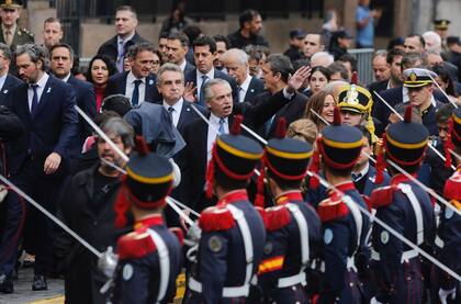 El presidente Alberto Fernández participa del Tedeum por el 25 de Mayo.