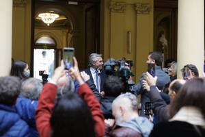 El Presidente se despidió de la Casa Rosada y dijo que se va “con la tranquilidad de haber puesto todo”