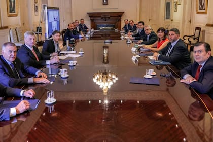 El presidente Alberto Fernández se reunió con gobernadores