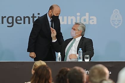 El presidente Alberto Fernández y el gobernador de Formosa Gildo Insfrán