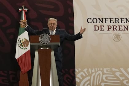 El presidente Andrés Manuel López Obrador, en el Palacio Nacional. (AP/Marco Ugarte)