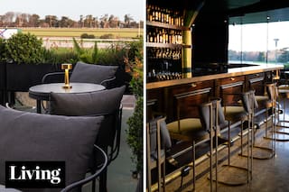 El bar del Hipódromo de San Isidro, diseñado por una arquitecta perteneciente a una familia de criadores