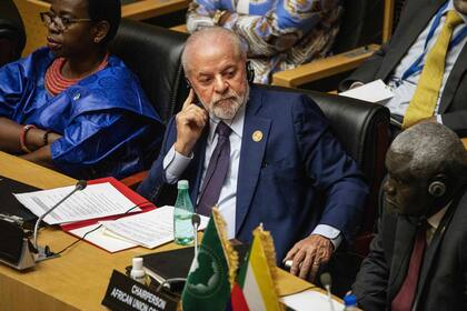 El presidente brasileño Luiz Inácio Lula da Silva asistió a la 37a Sesión Ordinaria de la Asamblea de la Unión Africana (UA) en la sede de la UA en Addis Abeba
(Michele Spatari / AFP)
