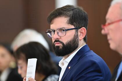 El presidente chileno Gabriel Boric