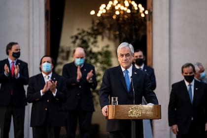 Piñera, con su nuevo gabinete de ministros tras los recientes cambios