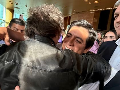 El Presidente con su candidato cordobés Gonzalo Roca