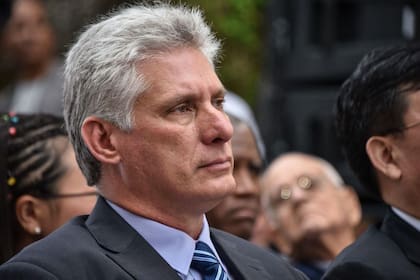 El presidente cubano Miguel Díaz-Canel