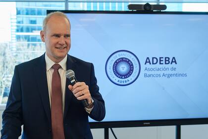 El presidente de Adeba, Javier Bolzico.