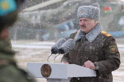 El presidente de Belarús, Alexander Lukashenko, aliado de Putin