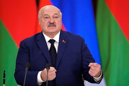 El presidente de Bielorrusia, Alexander Lukashenko, en Moscú, el 13 de marzo de 2025