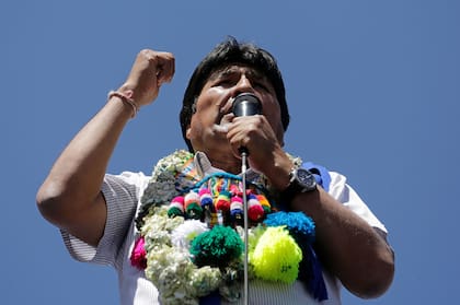 El presidente de Bolivia habló ante miles de partidarios del oficialista Movimiento al Socialismo