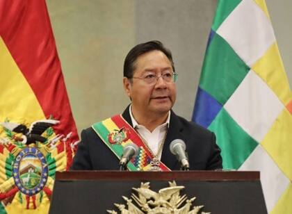 El presidente de Bolivia, Luis Arce