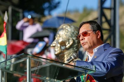 El presidente de Bolivia, Luis Arce, el 19 de abril de 2024