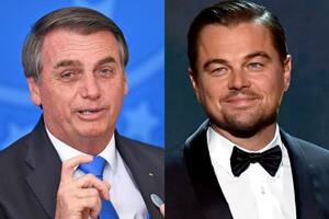 Bolsonaro cruzó a Leo DiCaprio por su posteo sobre las elecciones en Brasil