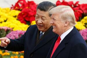 El presidente de China Xi Jinping y su par estadounidense, Donald Trump