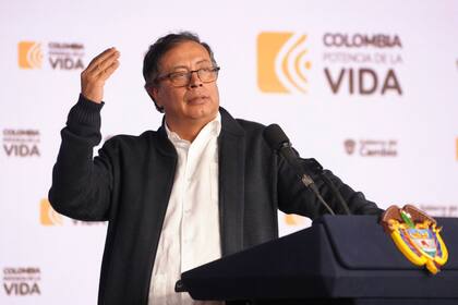 El presidente de Colombia, Gustavo Petro