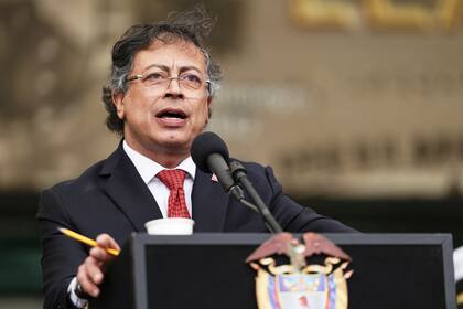 El presidente de Colombia Gustavo Petro