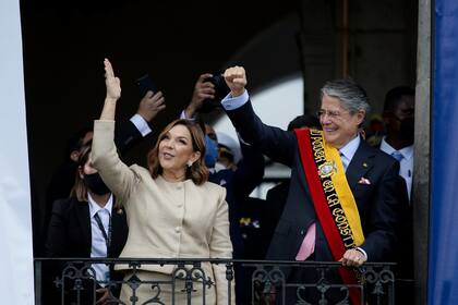 El presidente de Ecuador, Guillermo Lasso, asumió el 24 de mayo de 2021 y prometió acelerar el proceso de vacunación contra el Covid-19 (AP Foto/Carlos Noriega)