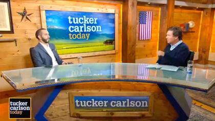 El presidente de El Salvador, Nayib Bukele, fue entrevistado por Tucker Carlson