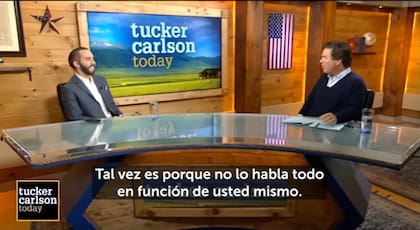 El presidente de El Salvador, Nayib Bukele, fue entrevistado por Tucker Carlson