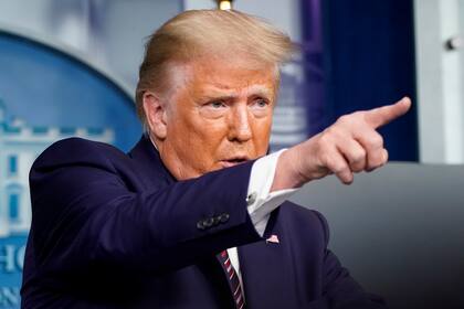 El presidente de Estados Unidos Donald Trump