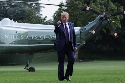 El presidente de Estados Unidos Donald Trump