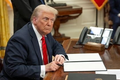 El presidente de Estados Unidos Donald Trump