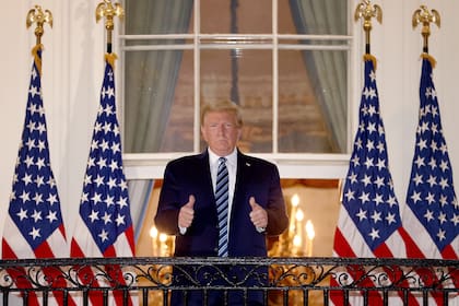 Trump en un video grabado a su regreso a la Casa Blanca del hospital