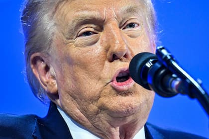 El presidente de Estados Unidos, Donald Trump, durante la reunión anual del Foro Económico Mundial en Davos, el 21 de enero de 2026