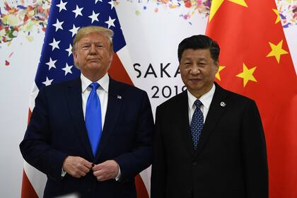 El presidente de Estados Unidos, Donald Trump, y su homólogo chino, Xi Jinping