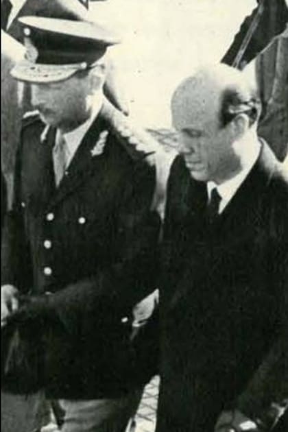 El presidente de facto Juan Carlos Onganía y su canciller, Nicanor Costa Méndez, captados por la lente de Osvaldo Dubini, en 1967