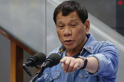 El presidente de Filipinas Rodrigo Duterte
