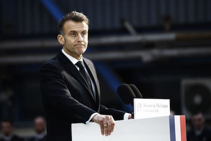El presidente de Francia, Emmanuel Macron