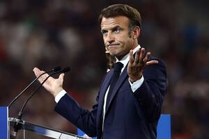Silbidos y abucheos contra Macron en la ceremonia de inauguración del Mundial de Rugby