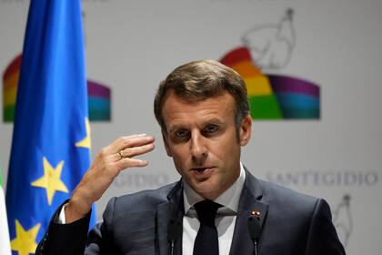 El presidente de Francia, Emmanuel Macron. (AP Foto/Alessandra Tarantino)