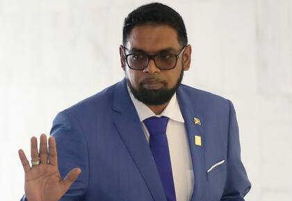 El presidente de Guyana, Mohamed Irfaan Ali