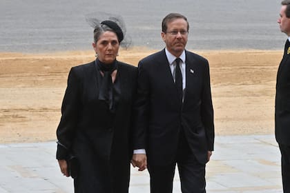 El presidente de Israel Isaac Herzog y su esposa Michal Herzog