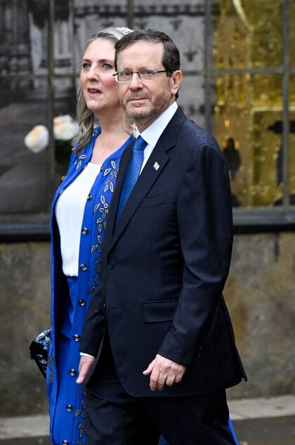 El presidente de Israel, Isaac Herzog, y su esposa, Michal Herzog