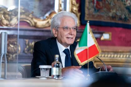 El presidente de Italia, Sergio Mattarella