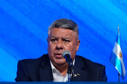 El presidente de la Asociación del Fútbol Argentino (AFA), Claudio "Chiqui" Tapia