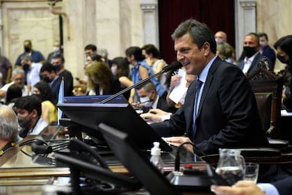 El presidente de la Cámara de Diputados, Sergio Massa.