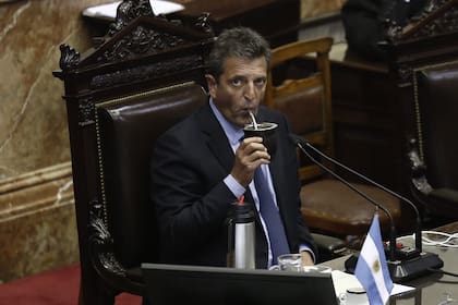 El presidente de la Cámara de Diputados, Sergio Massa